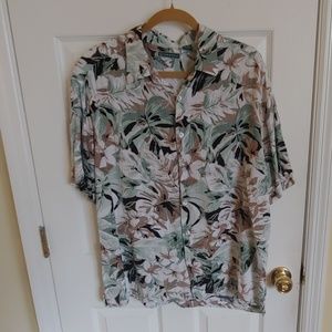 Mens XL Cubavera Hawaiin Shirt